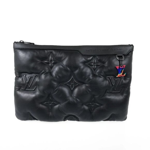 LOUIS VUITTON Monogram Embossed Pochette A4 M68775 Clutch bag - Picture 1 of 11